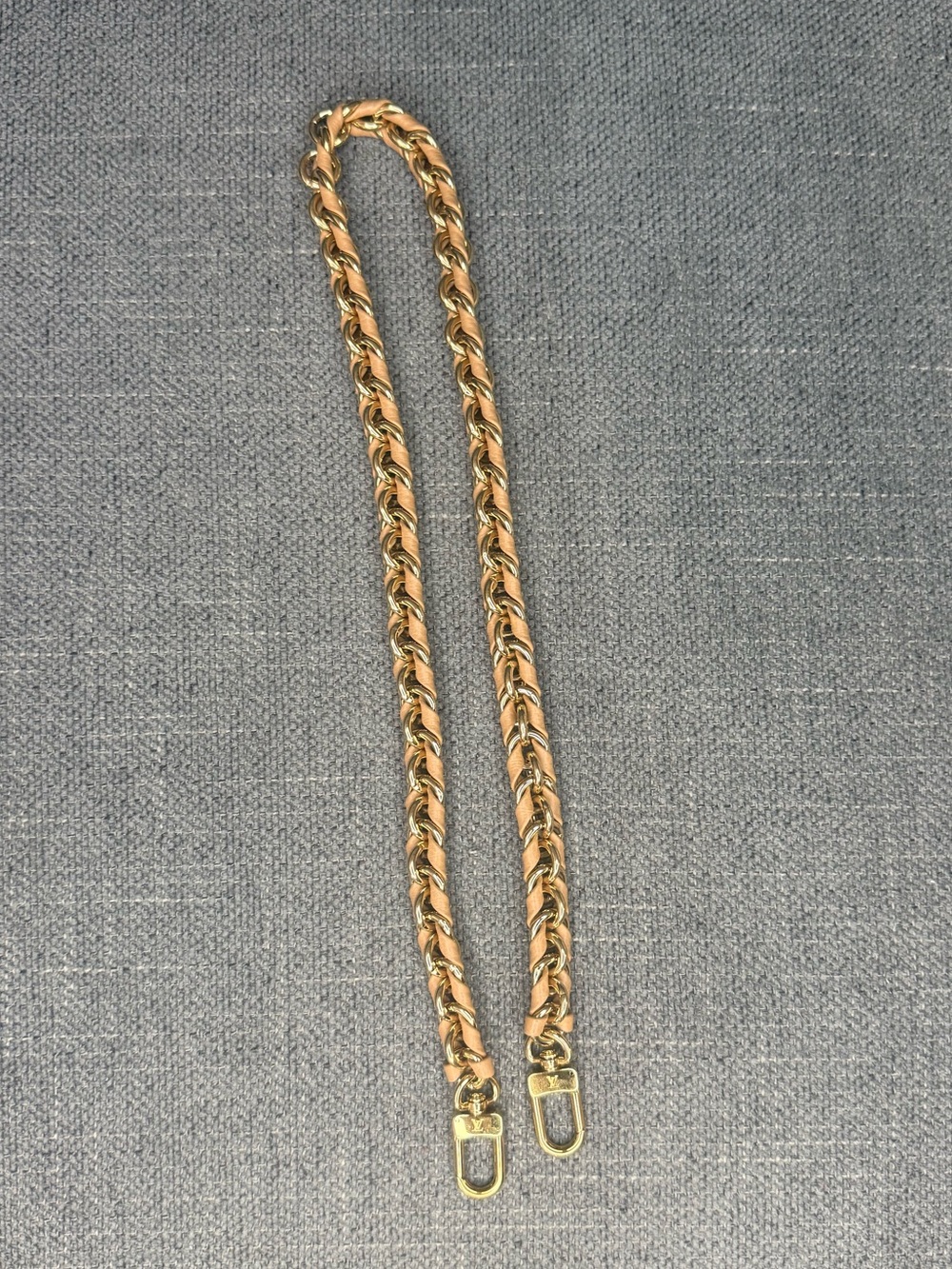 Louis Vuitton braided chain shoulder strap